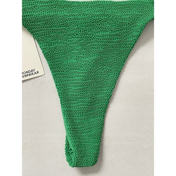 Monday Swimwear Swim VV 14/16 Bikini Bottom Crinkle Palma - Picture 2 of 9